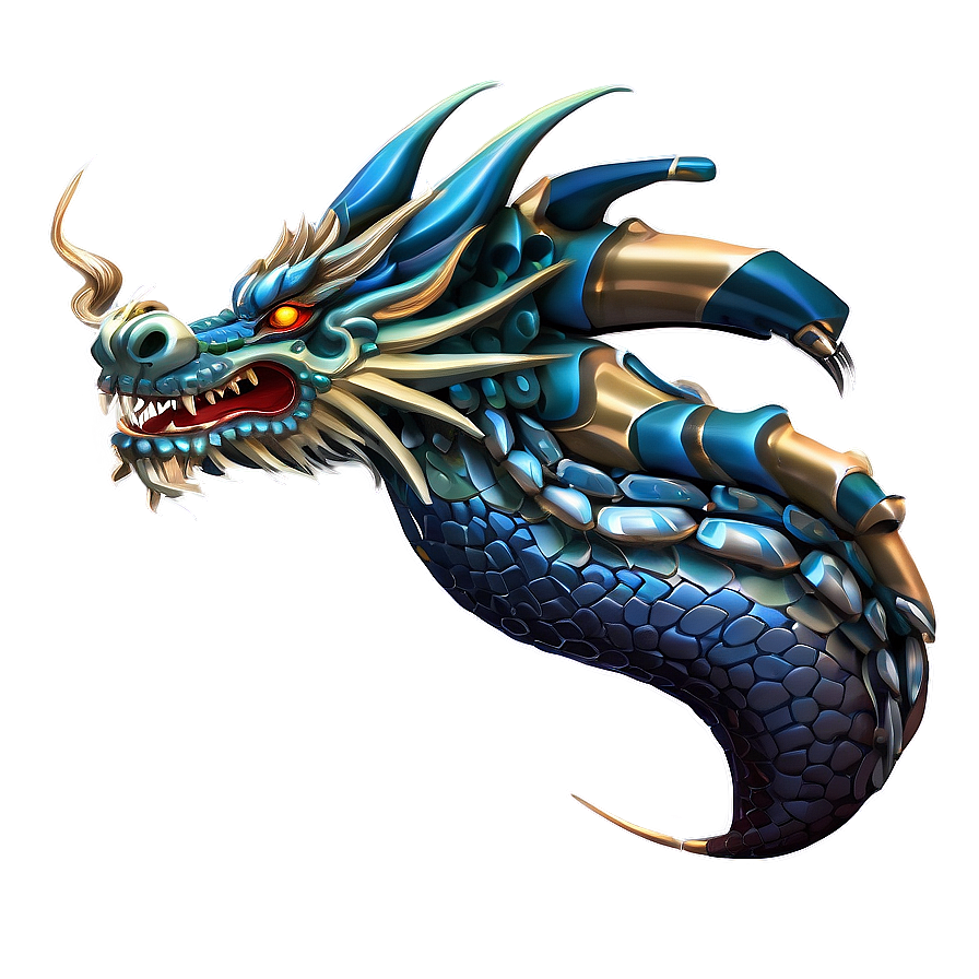 Eastern Dragon Art Png Edo99 PNG image