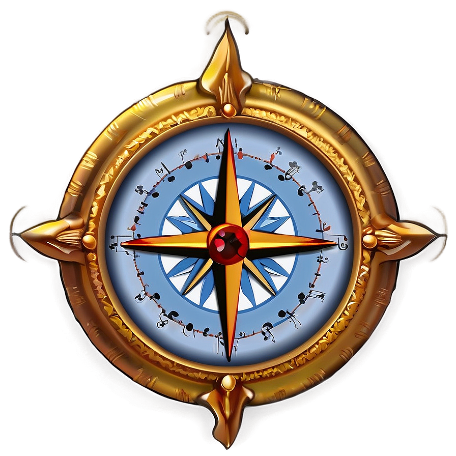 Eastern Inspired Compass Png 97 PNG image