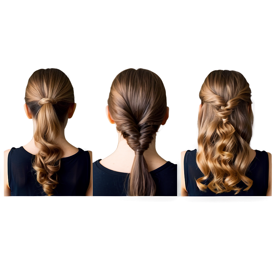 Easy Hairstyles Tutorial Png Uoa81 PNG image