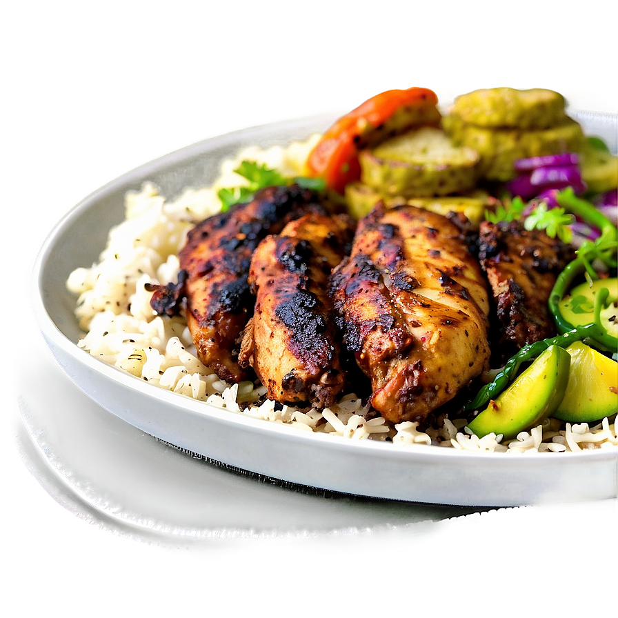 Easy Jerk Chicken Dinner Png 11 PNG image