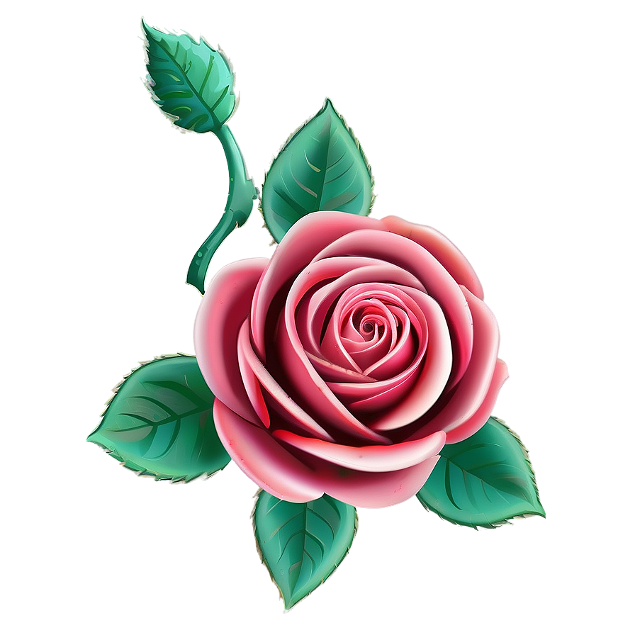 Easy Rose Sketch Png 99 PNG image