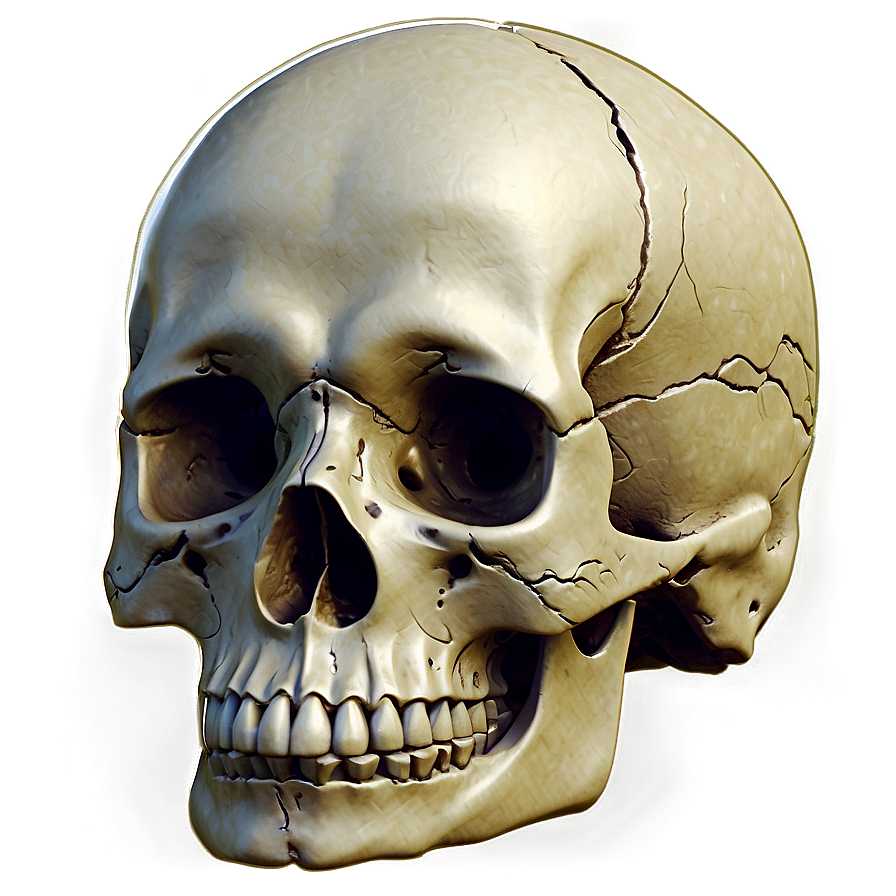 Easy Skull Sketch Png 06282024 PNG image