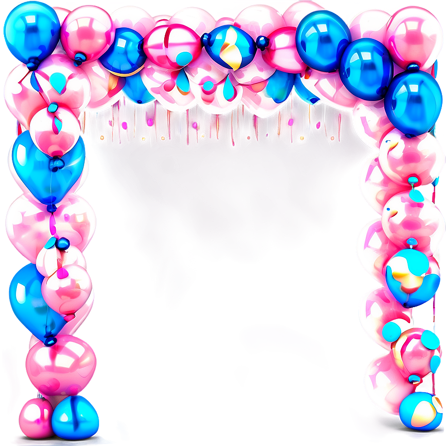 Easy-to-follow Balloon Garland Png 06282024 PNG image