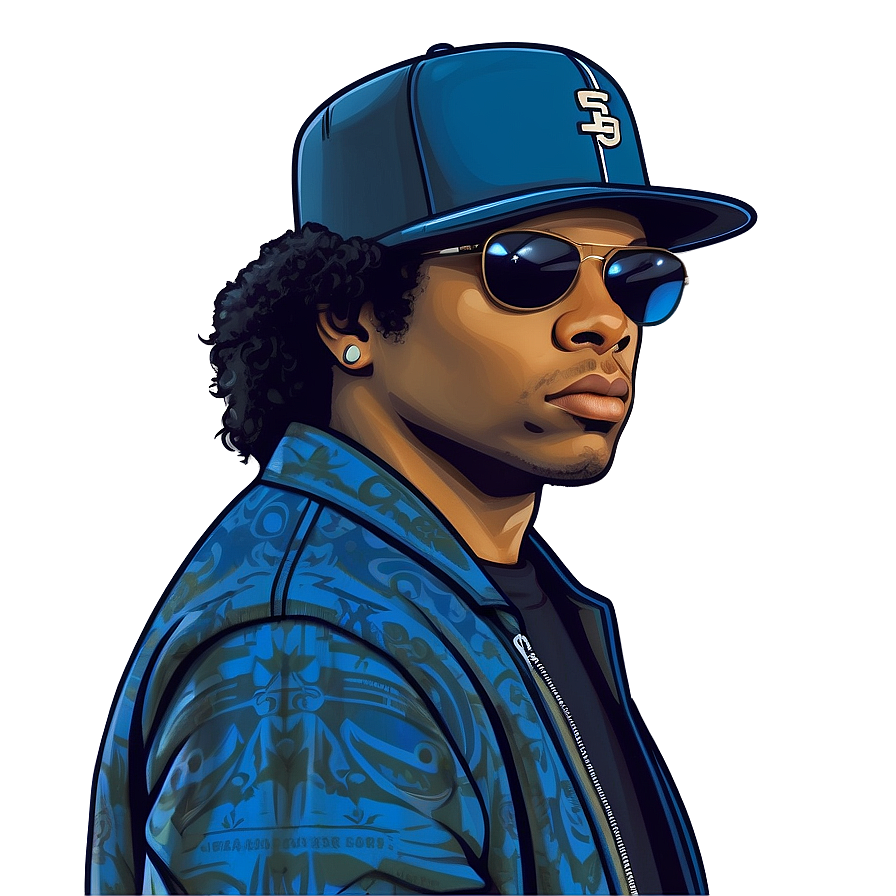 Eazy E Cool Attitude Png Csk PNG image