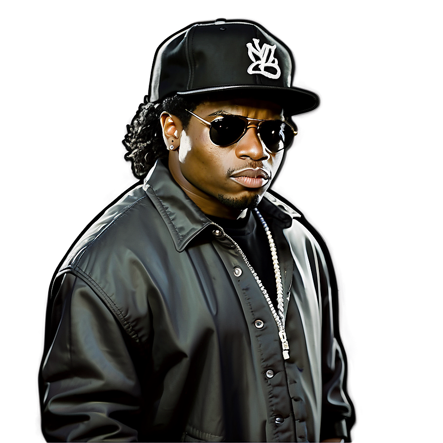 Eazy E Legendary Rapper Png 06252024 PNG image