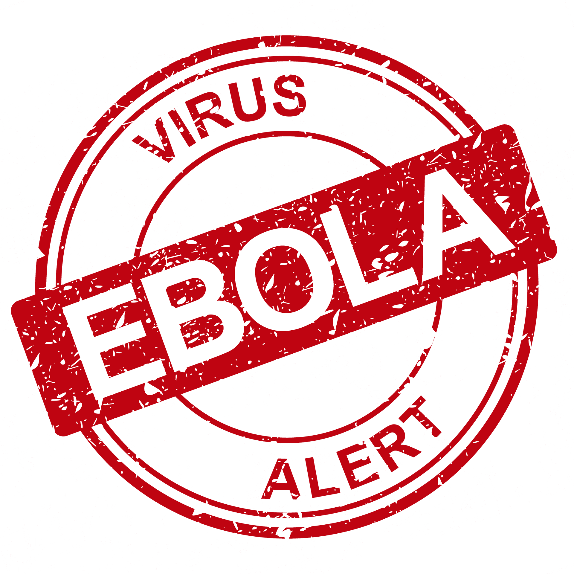 Ebola Virus Alert Stamp PNG image