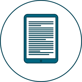 Ebook Icon Graphic PNG image