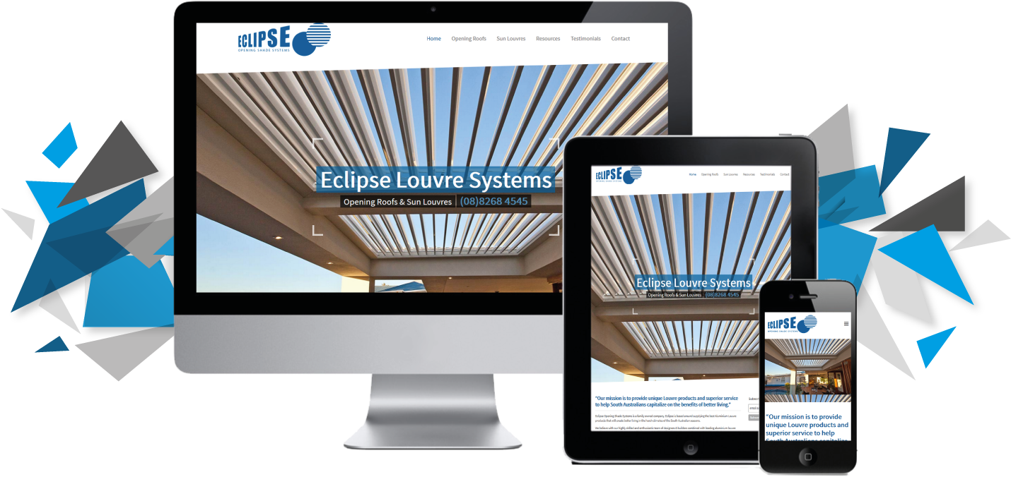 Eclipse Louvre Systems Responsive Design PNG image