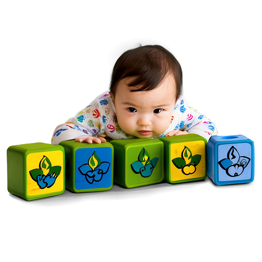 Eco-friendly Baby Blocks Png 06212024 PNG image