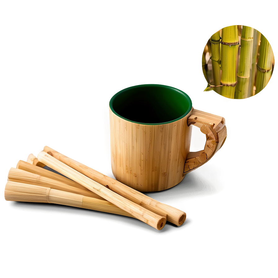 Eco-friendly Bamboo Mug Png 23 PNG image