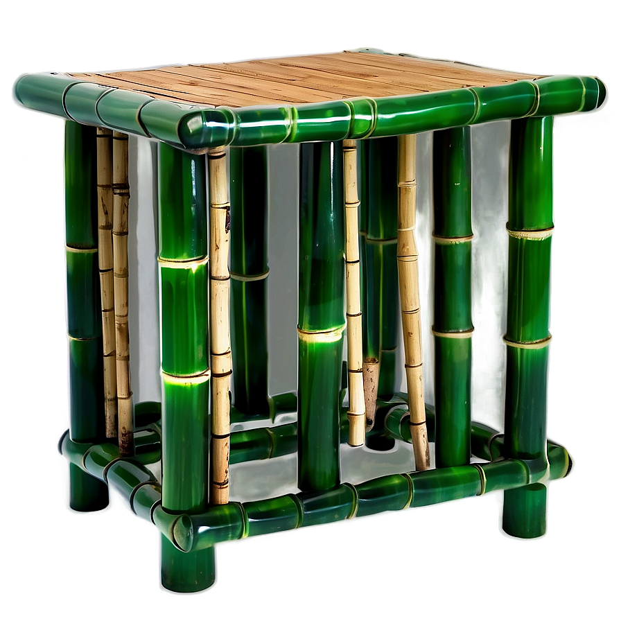 Eco-friendly Bamboo Table Png 05042024 PNG image