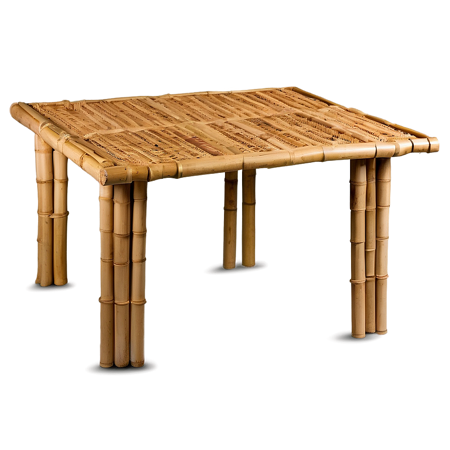 Eco-friendly Bamboo Table Png Fqa29 PNG image