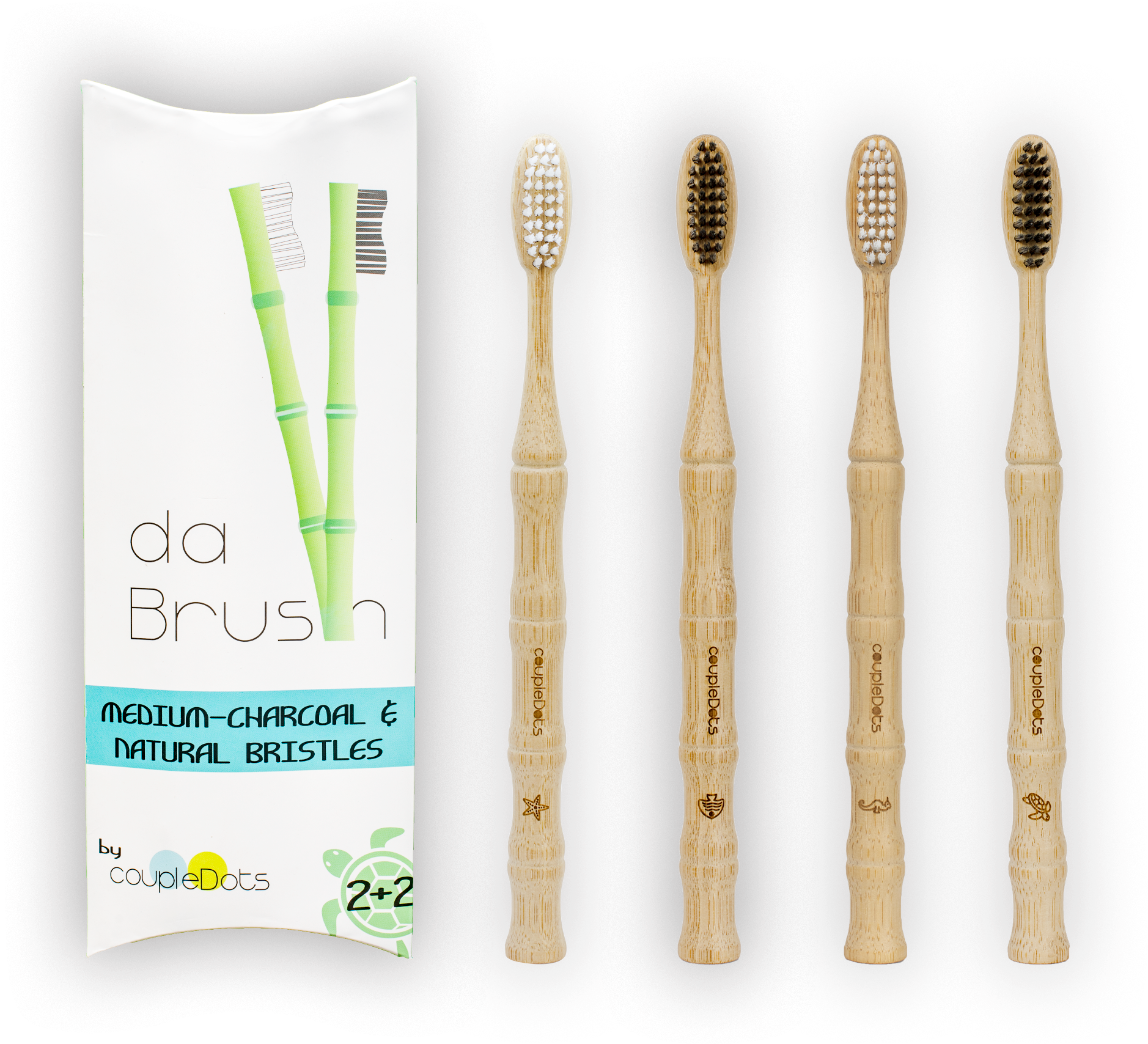 Eco Friendly Bamboo Toothbrushes PNG image