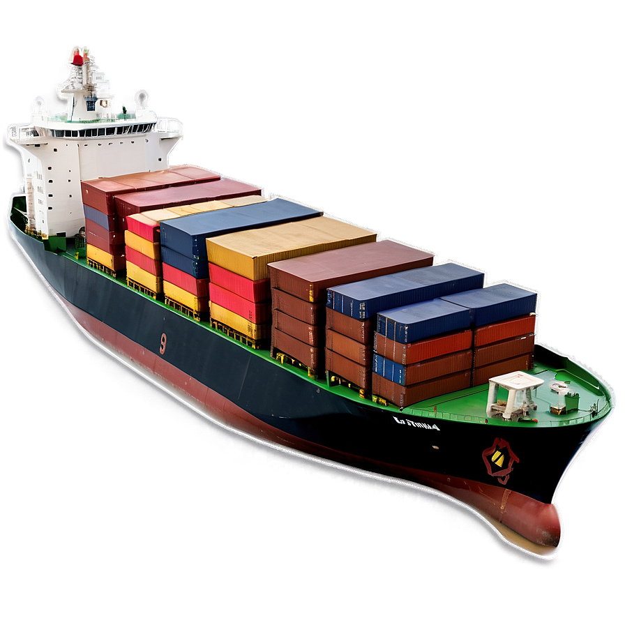 Eco-friendly Cargo Ship Png 06122024 PNG image