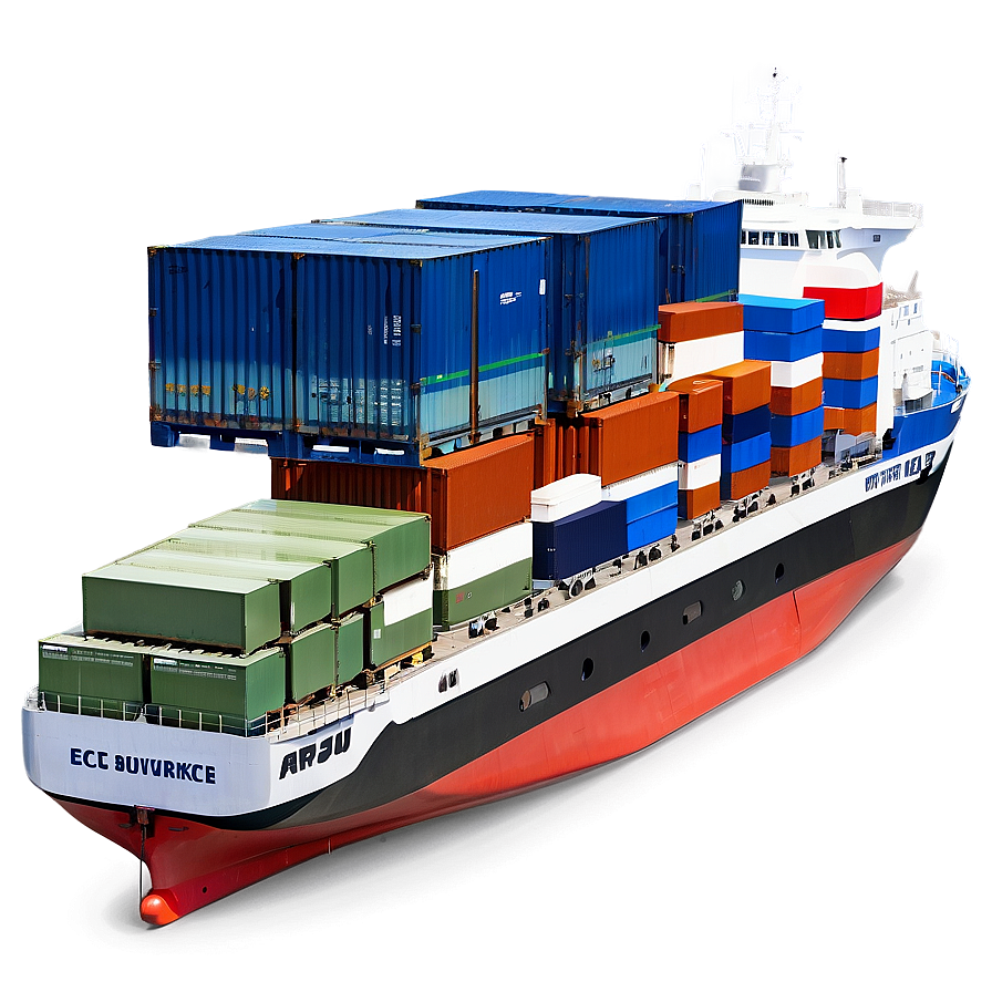 Eco-friendly Cargo Ship Png Awf33 PNG image