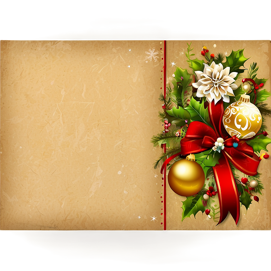 Eco-friendly Christmas Card Png 06122024 PNG image