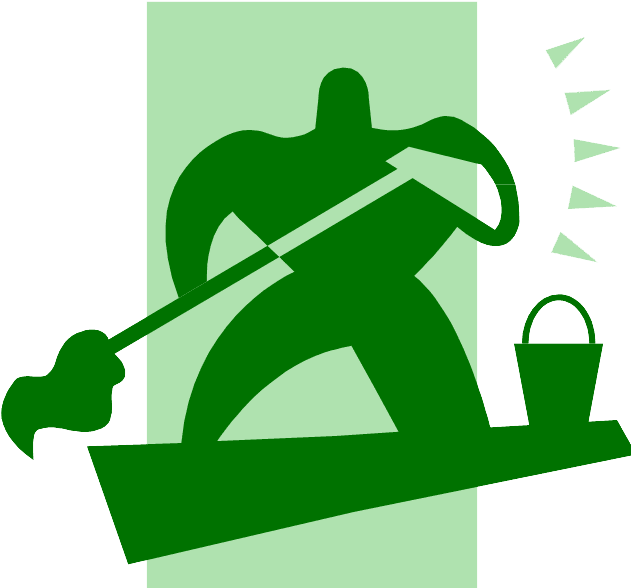 Eco Friendly Cleaning Superhero PNG image