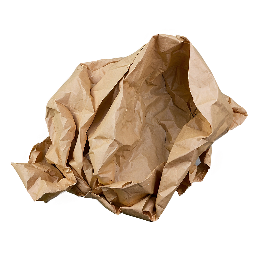 Eco-friendly Crumpled Paper Png Cxj PNG image