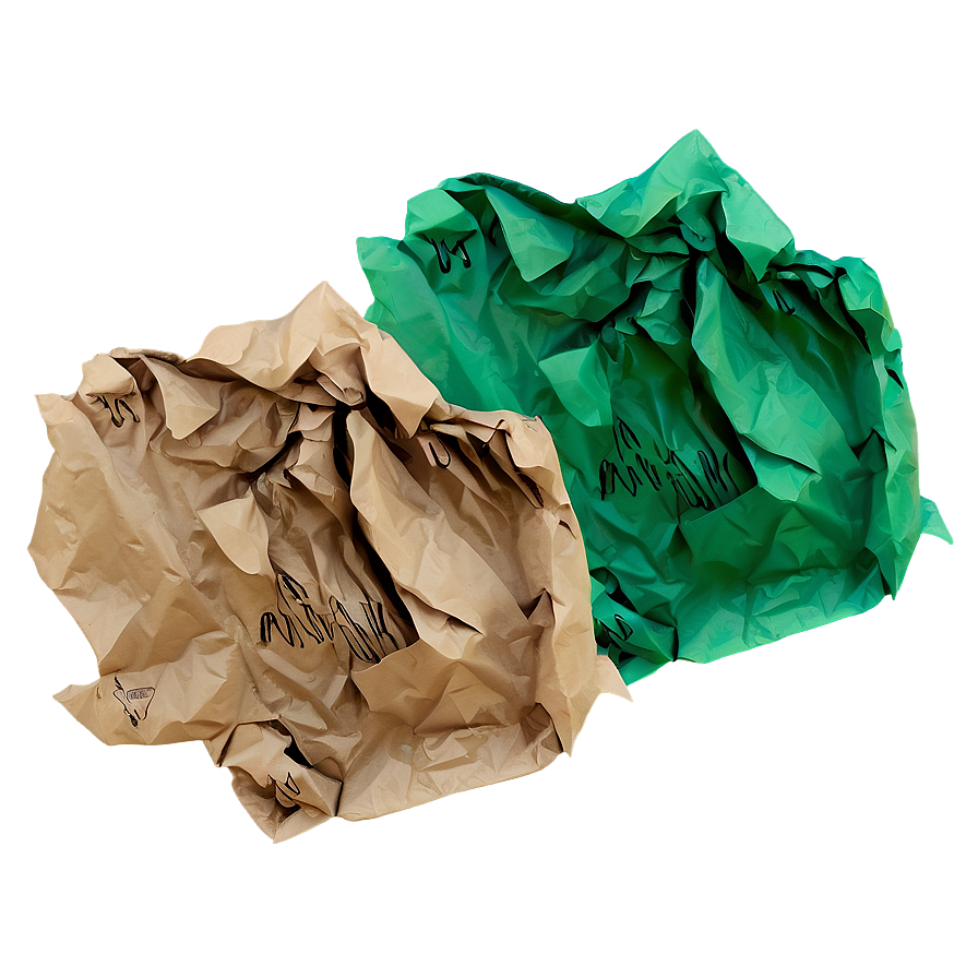 Eco-friendly Crumpled Paper Png Lkp PNG image