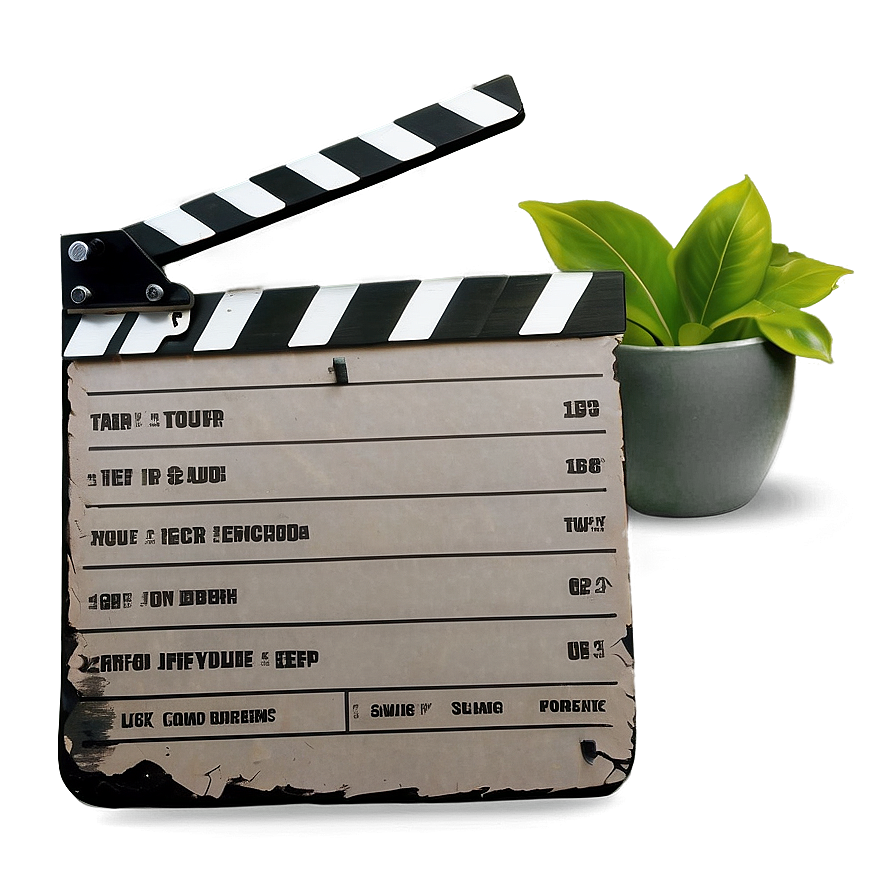 Eco-friendly Film Slate Png Oap42 PNG image