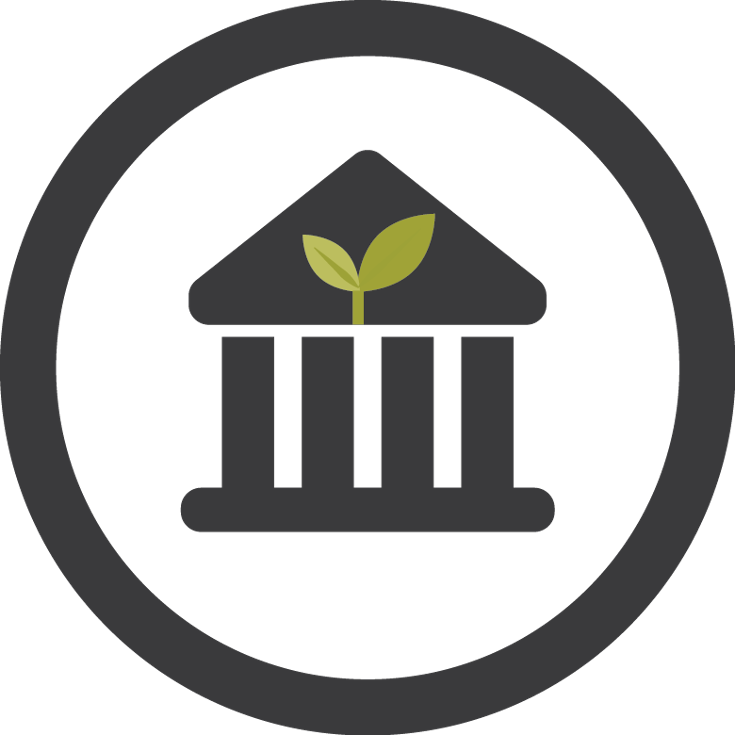 Eco Friendly Government Icon PNG image