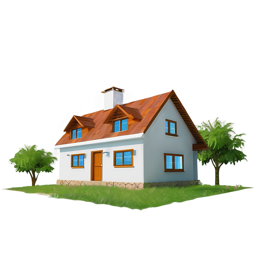 Eco-friendly House Clipart Png 20 PNG image