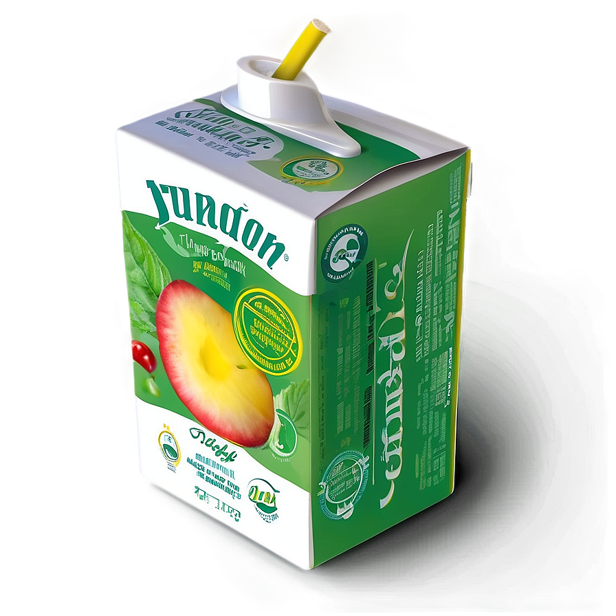 Eco-friendly Juice Box Png Vxn92 PNG image