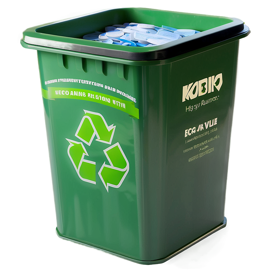 Eco-friendly Recycling Bin Png Glj PNG image