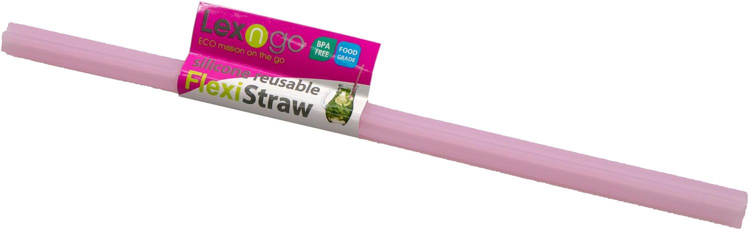 Eco Friendly Silicone Flexi Straw PNG image