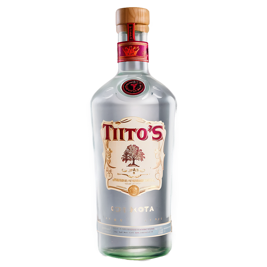 Eco-friendly Tito's Vodka Bottle Png Lqe PNG image