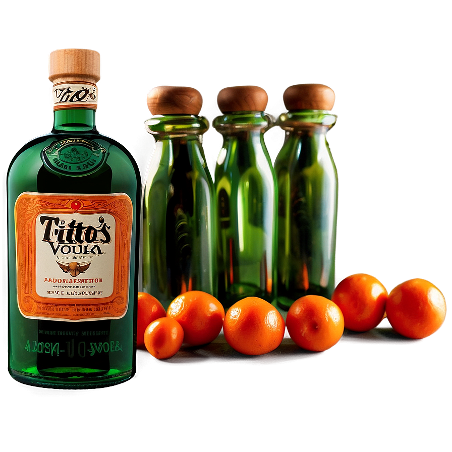 Eco-friendly Tito's Vodka Bottle Png Vqt85 PNG image