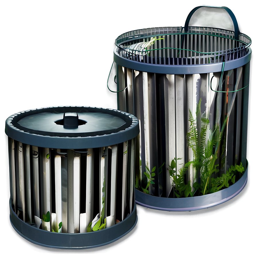 Eco-friendly Trash Bin System Png 05252024 PNG image