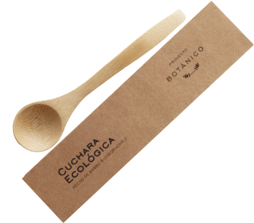 Eco Friendly Wooden Spoon Packaging PNG image