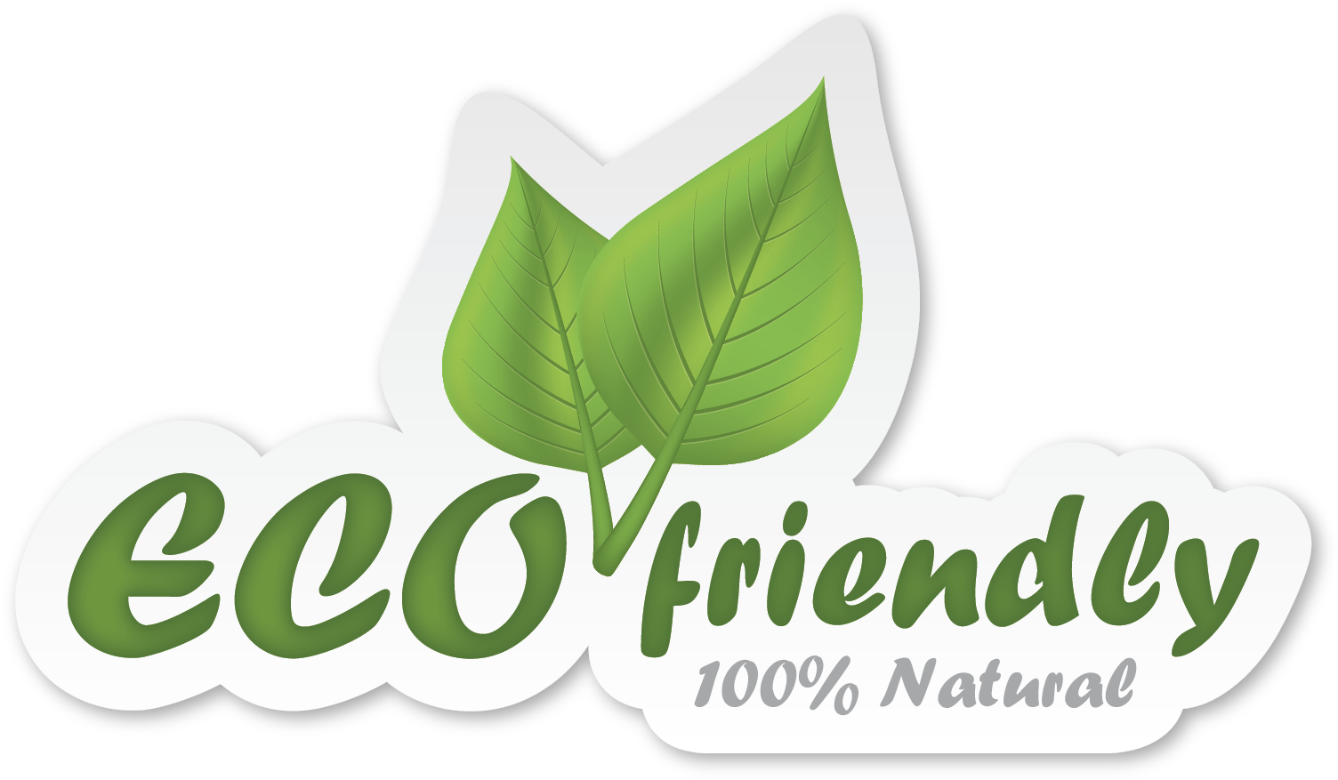 Eco Friendly100 Percent Natural Logo PNG image