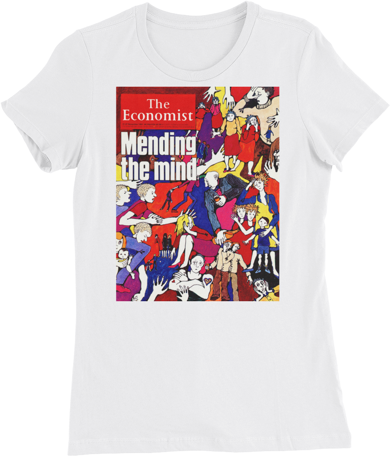 Economist Mending Mind Tshirt Design PNG image
