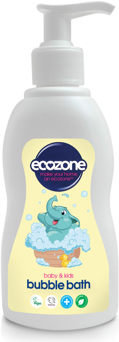 Ecozone Baby Kids Bubble Bath Product PNG image