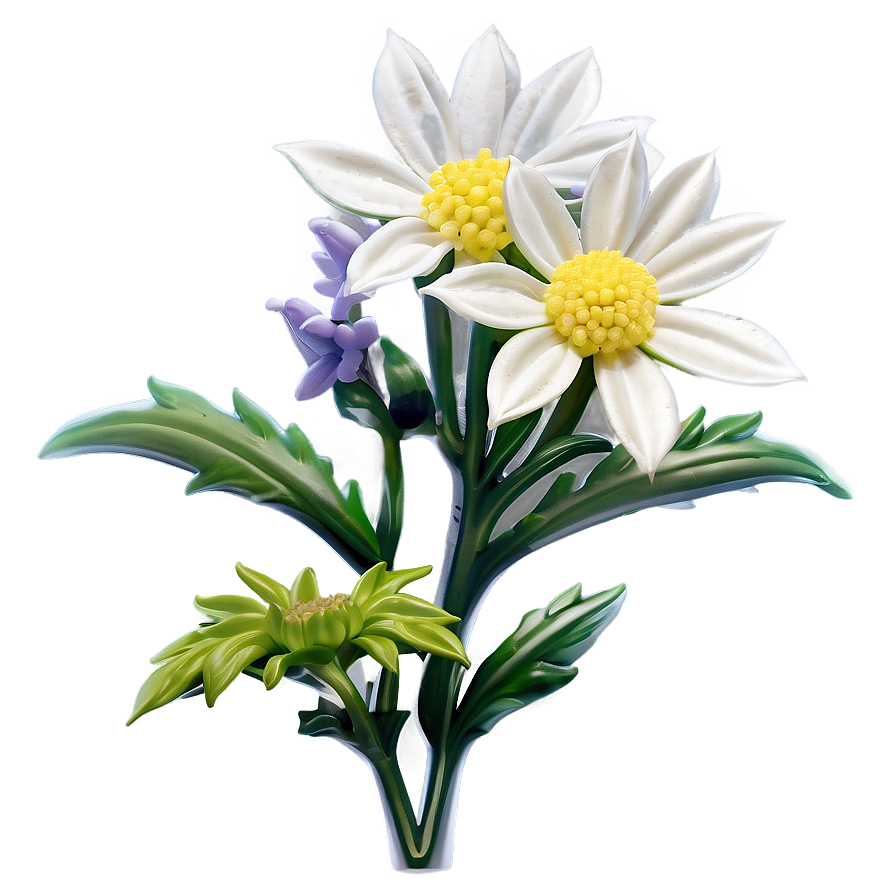 Edelweiss Flower Transparent Png Kvk PNG image