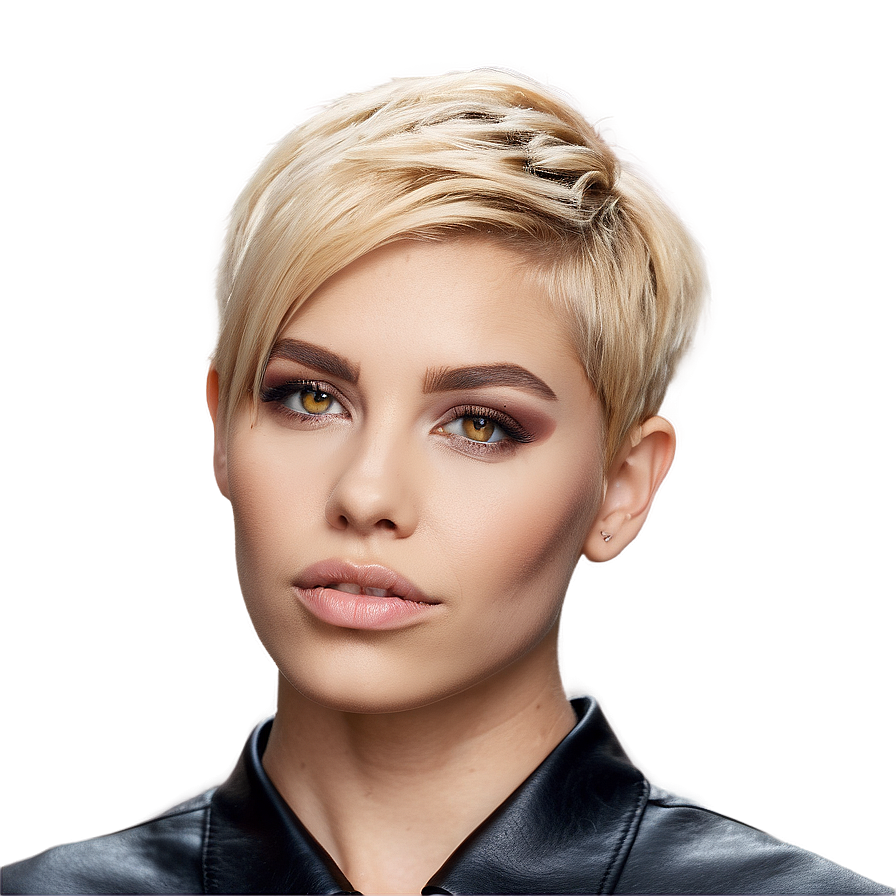 Edgy Blonde Haircuts Png 10 PNG image