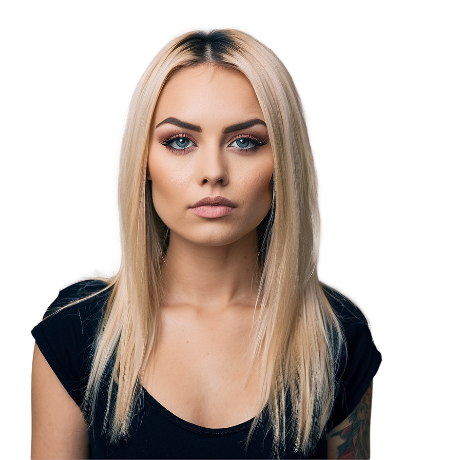 Edgy Blonde Haircuts Png Ypi34 PNG image