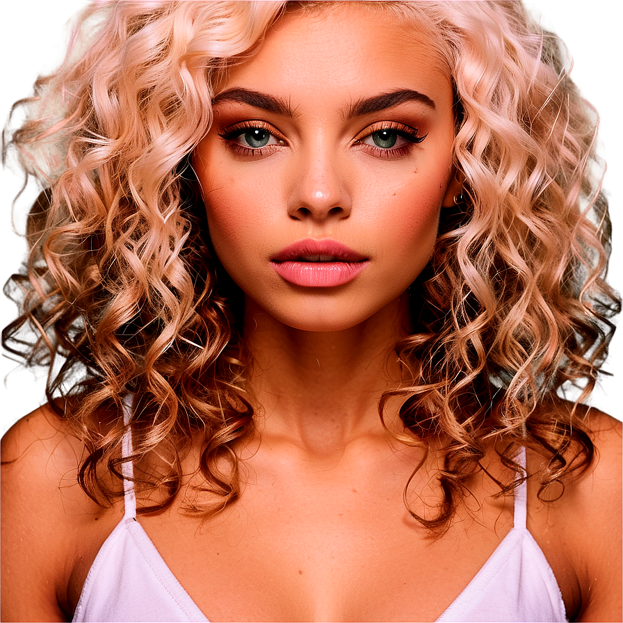 Edgy Perm Hair For Bold Look Png 74 PNG image