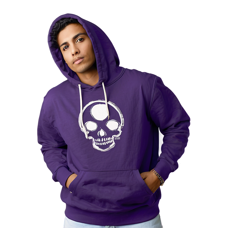 Edgy Purple Hoodie Outline Png Wyx22 PNG image