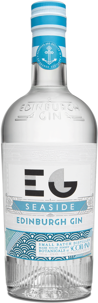 Edinburgh Seaside Gin Bottle PNG image