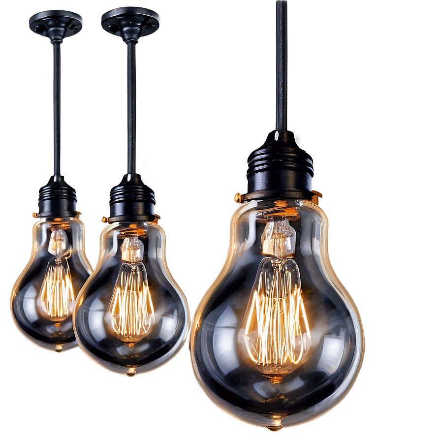 Edison Bulb Light Fixture Png Hmh PNG image