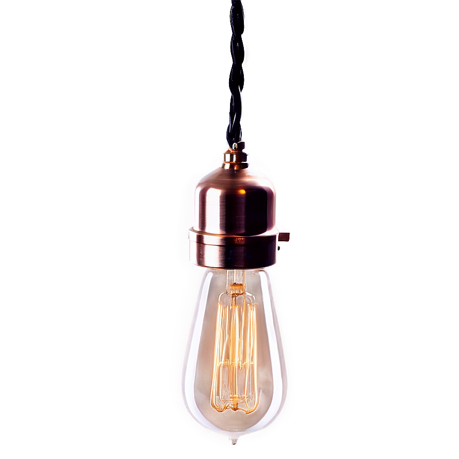 Edison Bulb Light Fixture Png Rkf PNG image