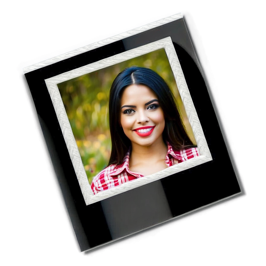 Editable Polaroid Frame Template Png Scb83 PNG image