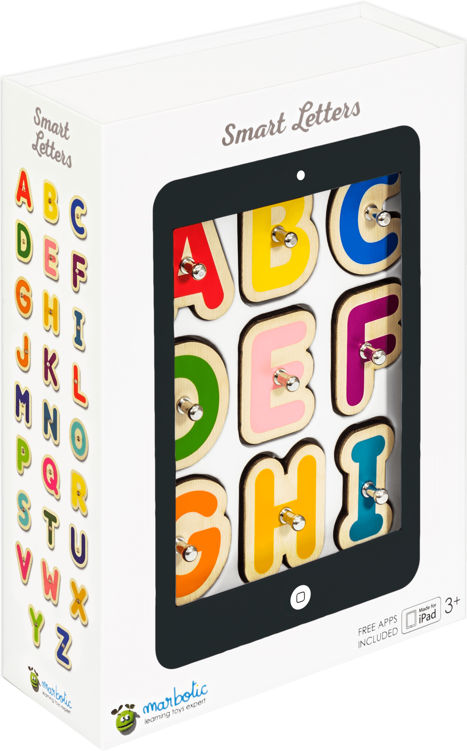 Educational Alphabet Tablet Toy Packaging PNG image