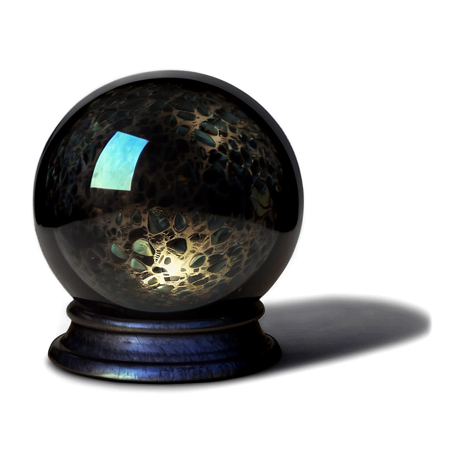 Eerie Dark Magic Crystal Ball Png 18 PNG image