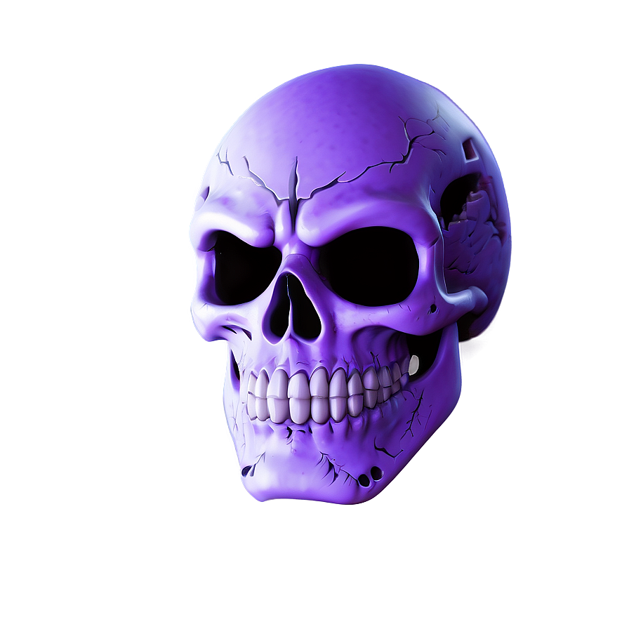 Eerie Purple Skull Trooper Image Png Stu PNG image