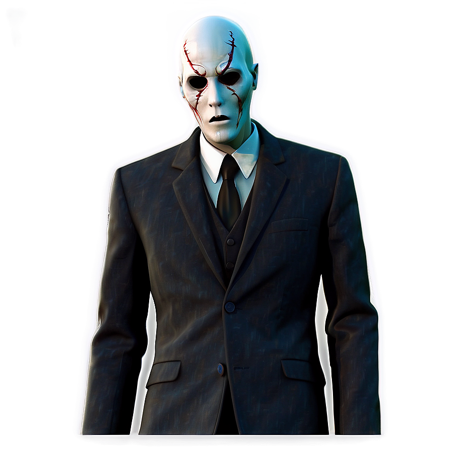 Eerie Slender Man Portrait Png 05252024 PNG image