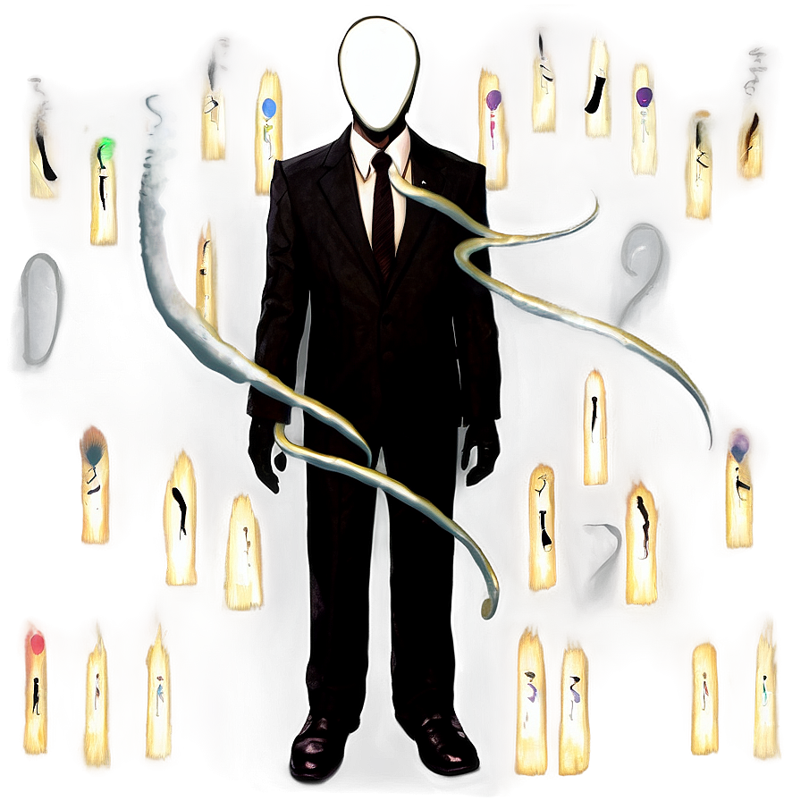 Eerie Slender Man Portrait Png 05252024 PNG image